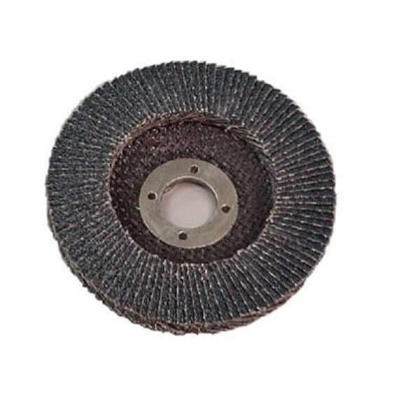 Virginia Abrasives 427-47060Z 4.5 x 0.87 60 Grit Zirconia Flap Disc 611804 - main